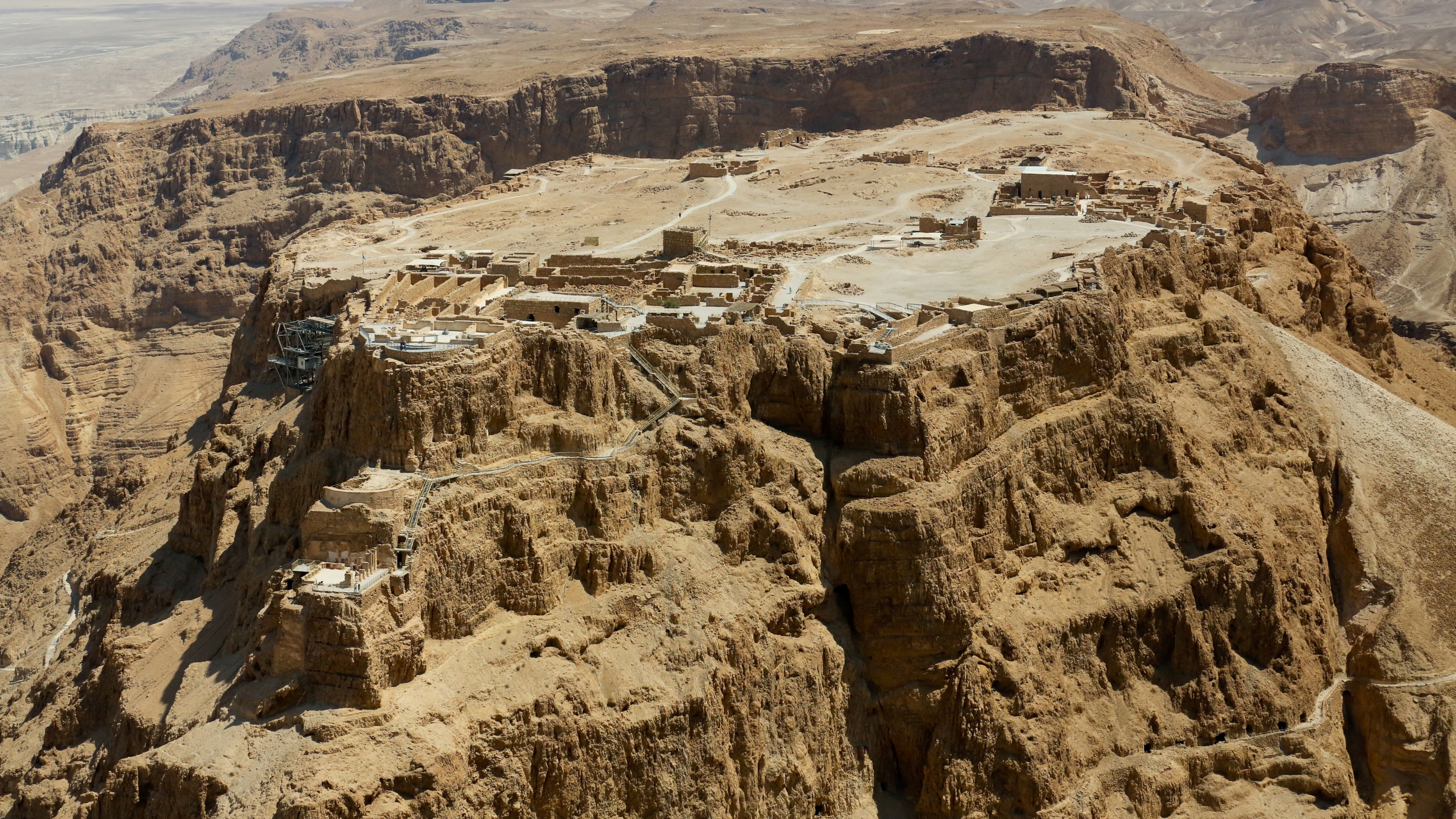 Masada above the Judean Desert